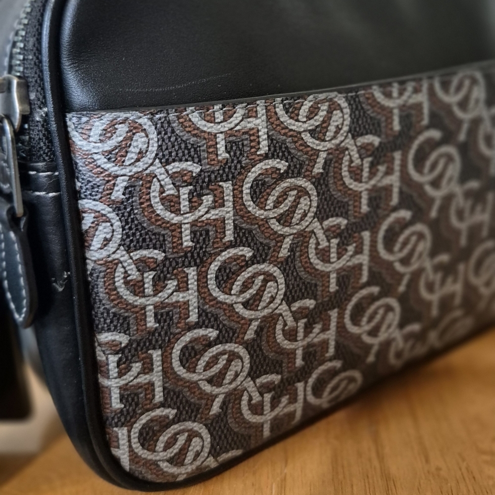 Coach CF484 Graham Midnight Crossbody Coach Monogram Print Canvas And Leather - Picture 9 of 16